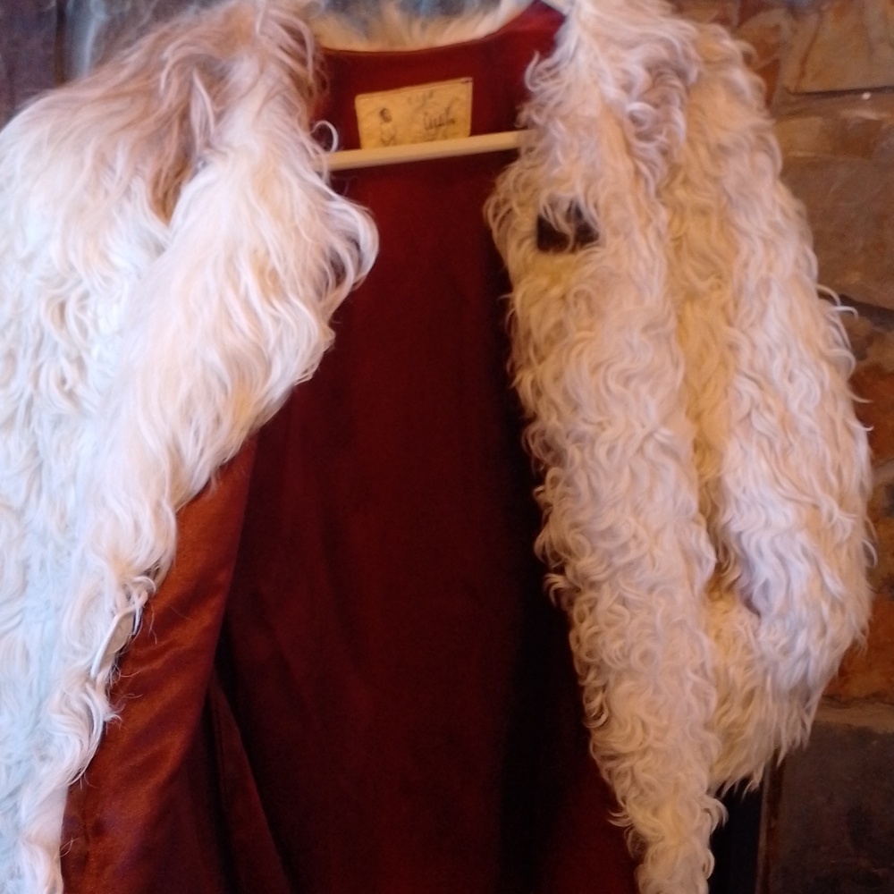 Rare Long-haired Raw Sheep Wool Jacket And Scarf Inuk Inuit 2009 - Picture 15 of 16